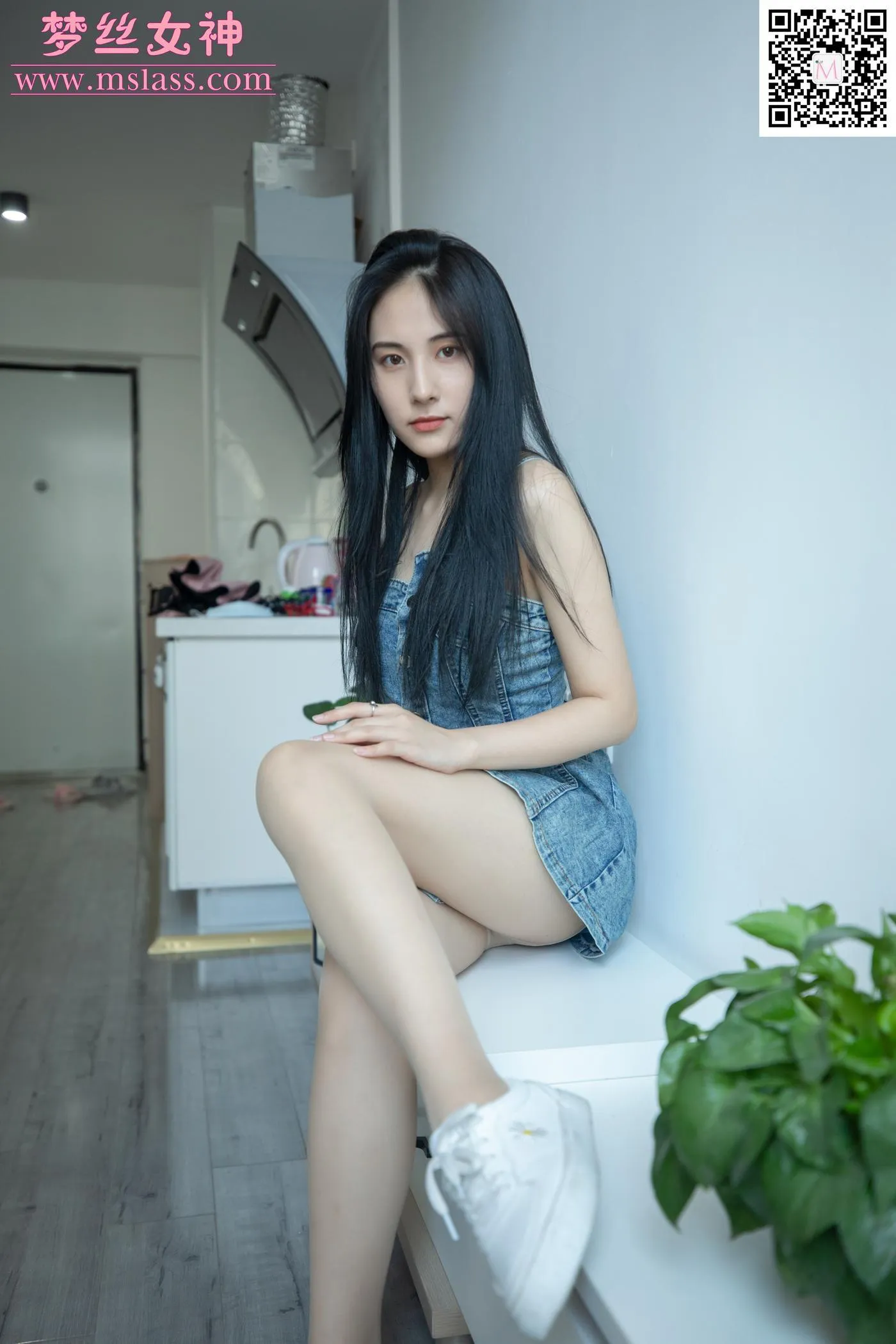 [MSLASS梦丝女神] 2020.06.27 NO.116 小允儿 牛仔连衣裙 [62P]插图6